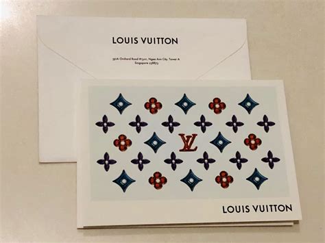 louis vuitton greeting card